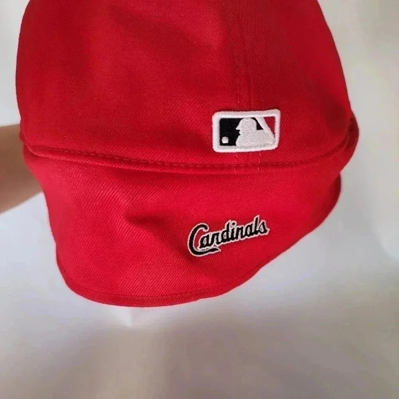 Vintage LST St. Louis Cardinals Mens Baseball Cap Red Adjustable Team MLB - Picture 9 of 12